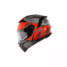 Casco Devil Carbon MN — XS, Negro brillo